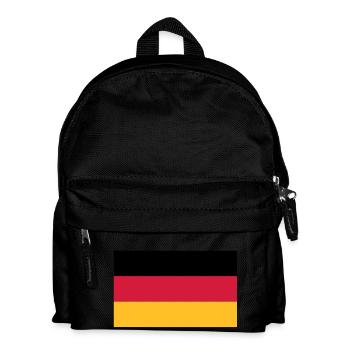 Drapeau de l'Allemagne - Sac à dos Enfant - noir - Devant
