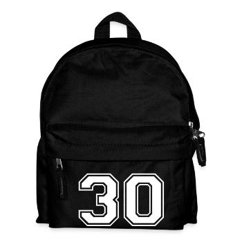 30 - Kids' Backpack - black - Front