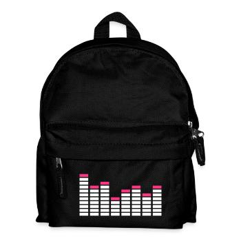 Equalizer / equaliser - Kids' Backpack - black - Front