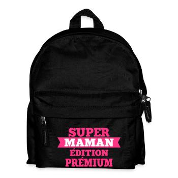 super maman édition prémium - Sac à dos Enfant - noir - Devant