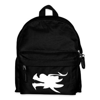 Drachenboot Drachenkopf Kanu 1c - Kinder Rucksack - Schwarz - Vorne
