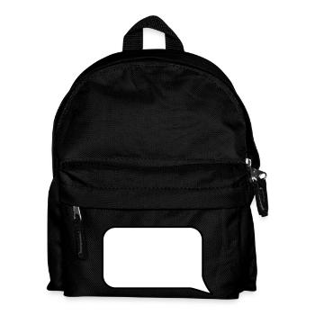 Sprechblase // Comic // Spruch machen // Aussage - Kinder Rucksack - Schwarz - Vorne