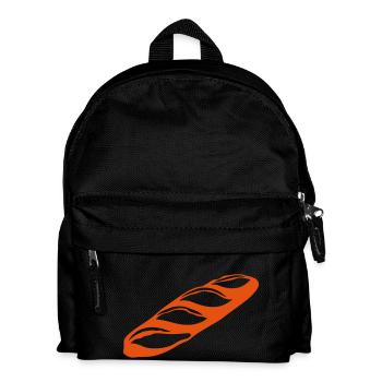 baguette pain 1 - Sac à dos Enfant - noir - Devant