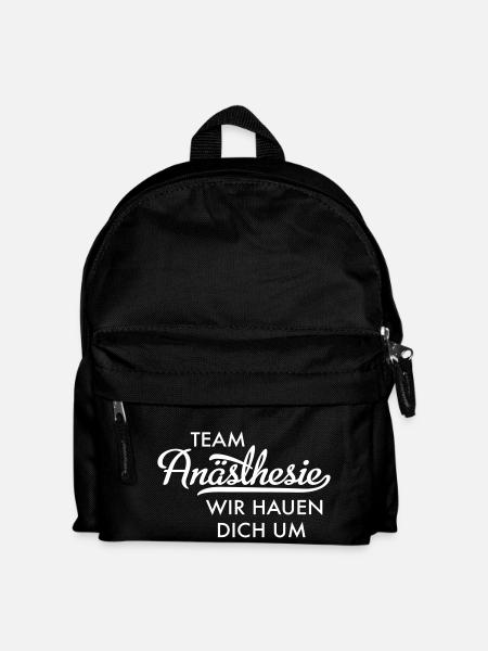 Team Anästhesie - Kinder Rucksack - Schwarz