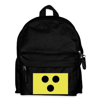 Blindenbinde - Kinder Rucksack - Schwarz - Vorne