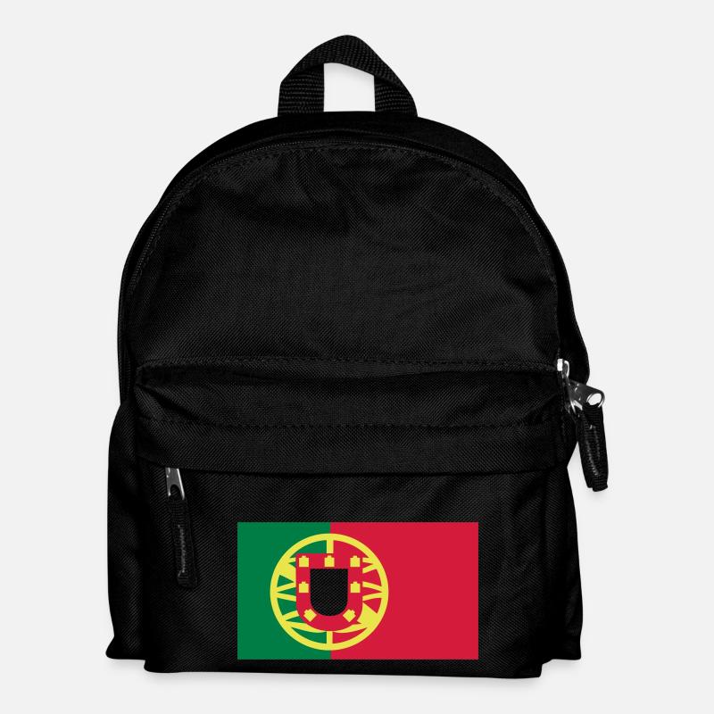 Drapeau portugais - Sac à dos Enfant - noir