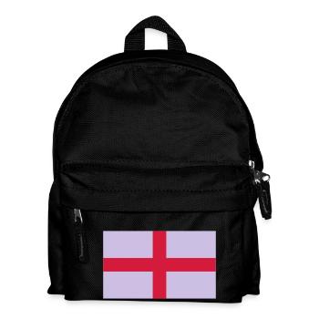 Nationalflagge von England - Kinder Rucksack - Schwarz - Vorne