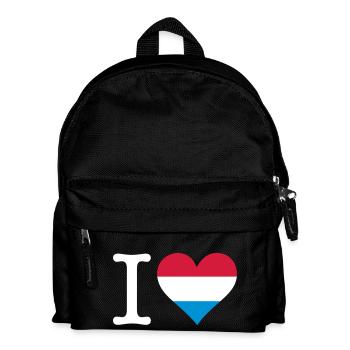 Ich liebe Holland - Kinder Rucksack - Schwarz - Vorne