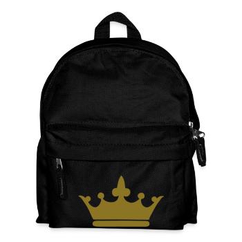 Krone - Kinder Rucksack - Schwarz - Vorne