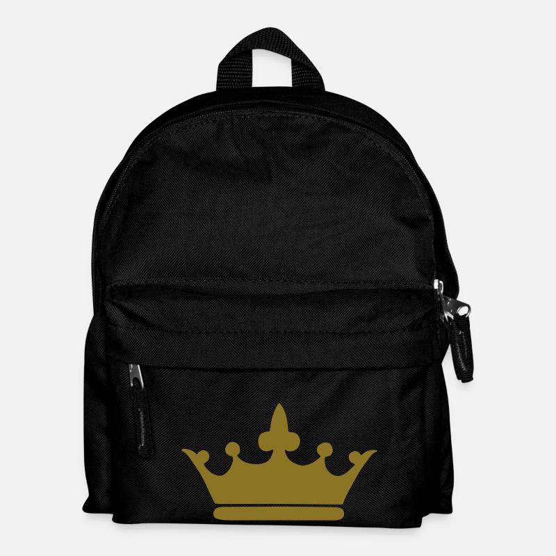 Krone - Kinder Rucksack - Schwarz