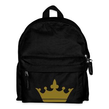 Krone - Kinder Rucksack - Schwarz - Vorne