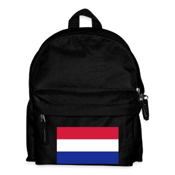Netherlands, Niederlande - Kinder Rucksack - Schwarz - Vorne