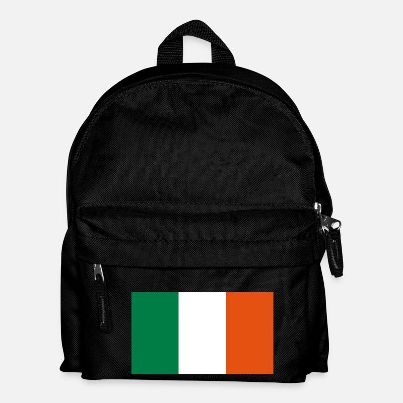 flag_ireland_eire_irish - Kinder Rucksack - Schwarz
