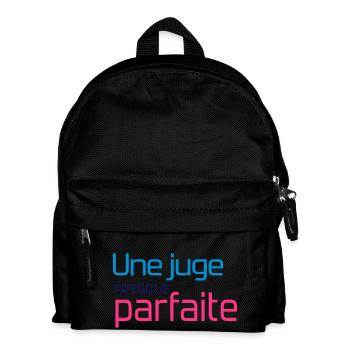 Juge / Justice / Loi / Tribunal / Magistrat - Sac à dos Enfant - noir - Devant