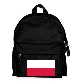Polen - Kinder Rucksack - Schwarz - Vorne