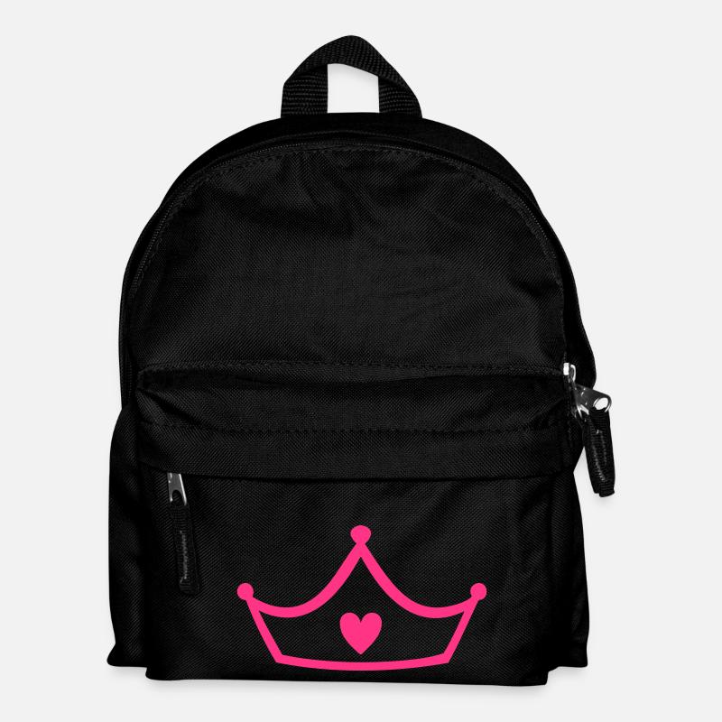 Prinzessin Krone Crown - Kids' Backpack - black