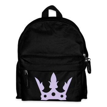 crown de - Kinder Rucksack - Schwarz - Vorne