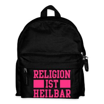 Religion ist heilbar - Kids' Backpack - black - Front
