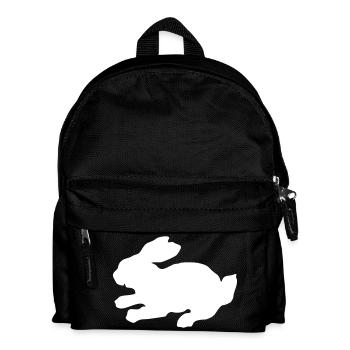 Hase - Kinder Rucksack - Schwarz - Vorne