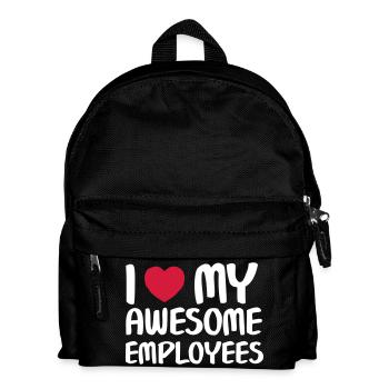 I Heart My Awesome Employees - Kinder Rucksack - Schwarz - Vorne