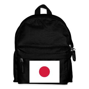 drapeau japonnais - Sac à dos Enfant - noir - Devant
