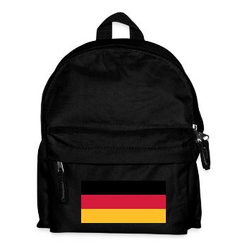 Deutschland - Kinder Rucksack - Schwarz - Vorne