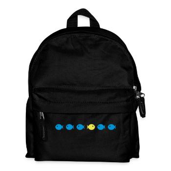 fische_2 - Kinder Rucksack - Schwarz - Vorne