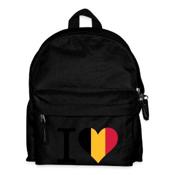 Je aime la Belgique - Sac à dos Enfant - noir - Devant