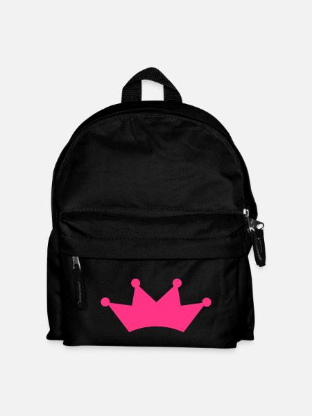crown - Kinder Rucksack - Schwarz