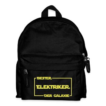 Bester Elektriker der Galaxie - Kinder Rucksack - Schwarz - Vorne