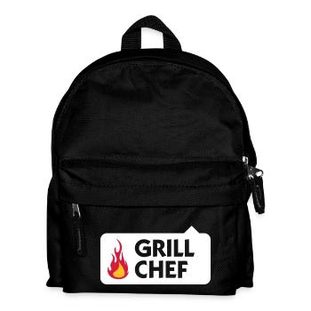 I Am The Grill Chef! - Kids' Backpack - black - Front