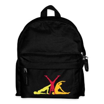 2541614 15809734 yoga - Kinder Rucksack - Schwarz - Vorne