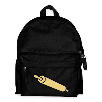 rolling_pin - Kids' Backpack - black - Front