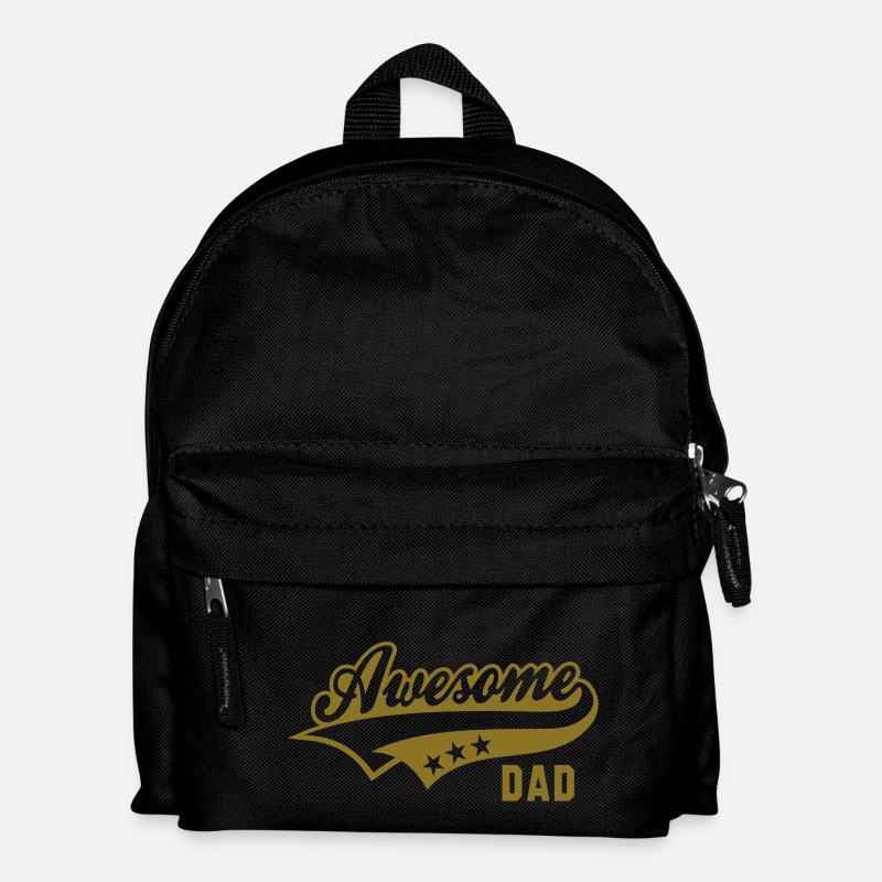 Awesome DAD - Kids' Backpack - black