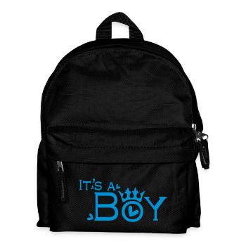 It's a Boy - Kids' Backpack - black - Front