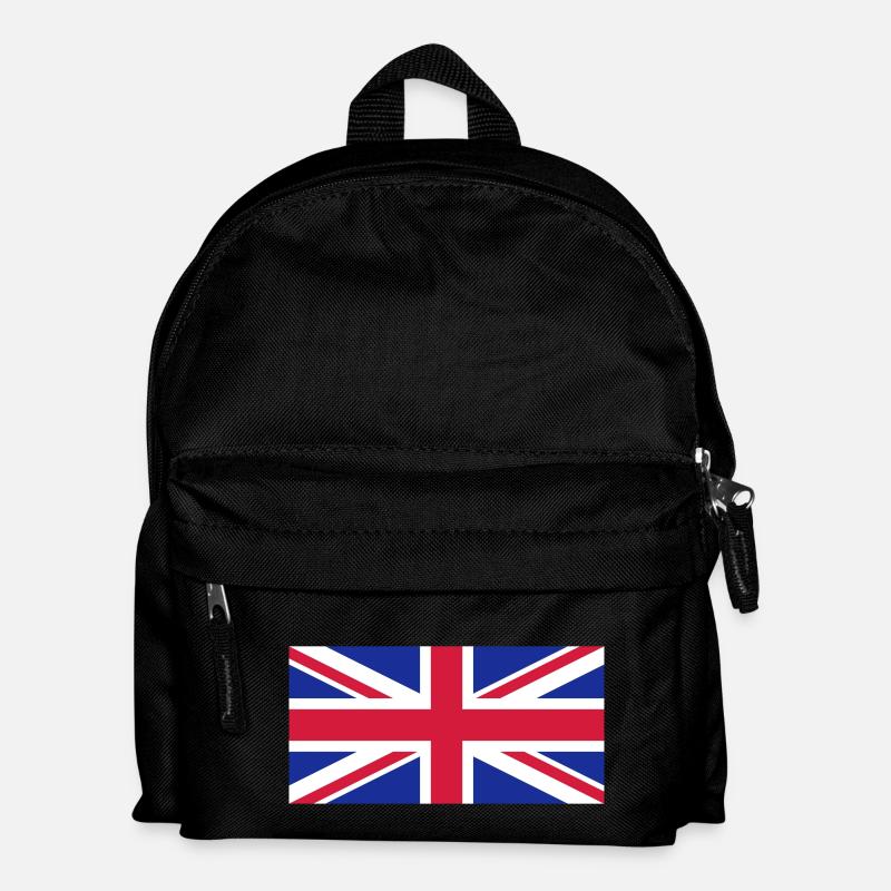 union jack uk - Kinder Rucksack - Schwarz