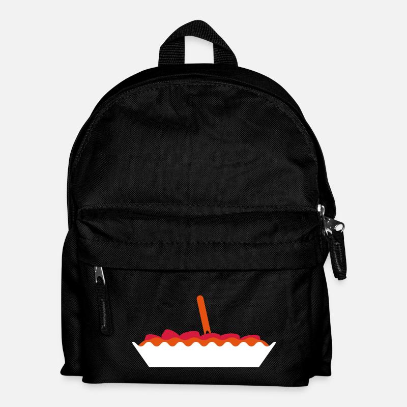 Yummy Currywurst - Kinder Rucksack - Schwarz