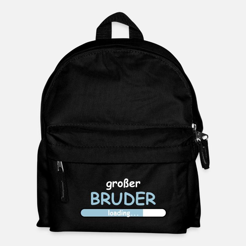 Großer Bruder - Kinder Rucksack - Schwarz