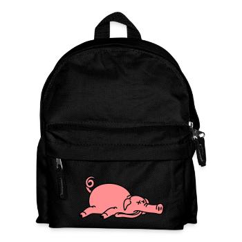 Porcs morts sur le sol - Sac à dos Enfant - noir - Devant