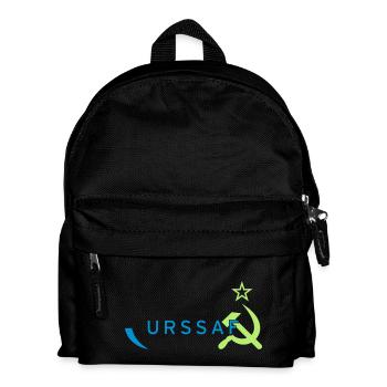 Logo URSS/ URSSAF Vert & Bleu - Sac à dos Enfant - noir - Devant