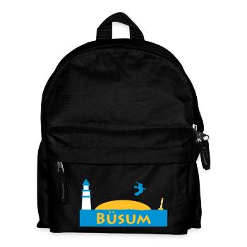 Büsum - Kinder Rucksack - Schwarz - Vorne