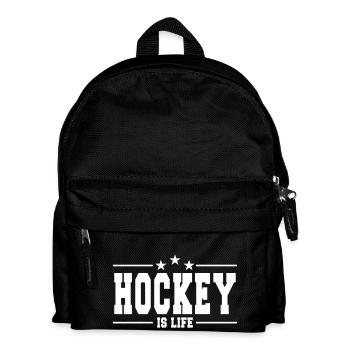 hockey is life 1 - Kids' Backpack - black - Front