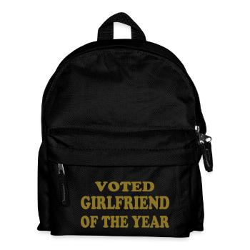 Voted girlfriend of the year - Sac à dos Enfant - noir - Devant