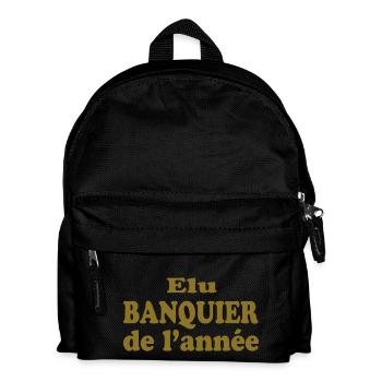 ELU BANQUIER DE L'ANNEE - Sac à dos Enfant - noir - Devant