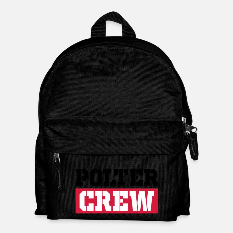 Polter Crew - Kinder Rucksack - Schwarz