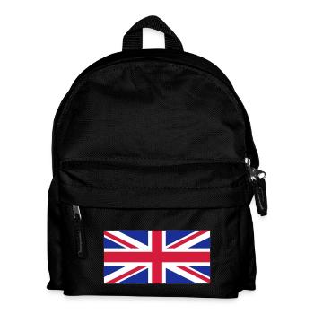 Großbritannien - Union Jack - Kinder Rucksack - Schwarz - Vorne