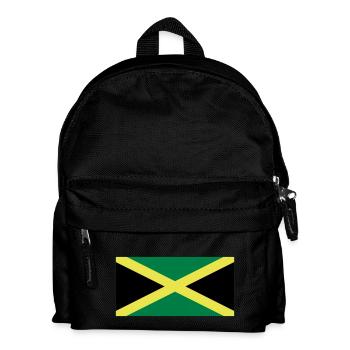 Jamaika - Kinder Rucksack - Schwarz - Vorne