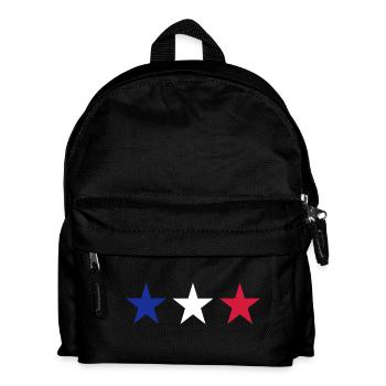 Frankreich - Kinder Rucksack - Schwarz - Vorne