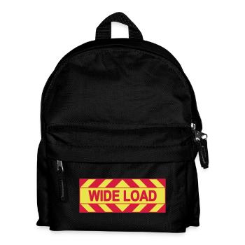 Wide Load T-Shirts - Kids' Backpack - black - Front