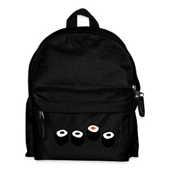 Sushi Rolls - Kids' Backpack - black - Front